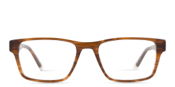 Shop EYE'M Square Eyeglasses in Brown online.