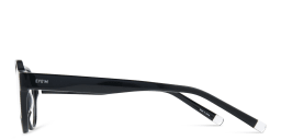 Shop EYE'M Round Eyeglasses in Black online.