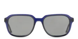Shop EYE'M Square Sunglasses in Blue online.