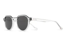 تسوق نظارات شمسية دائرية EYE'M بلون شفاف أونلاين.