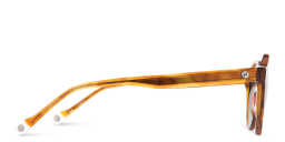 Shop EYE'M Round Sunglasses in Brown online.