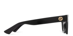 Shop GUCCI GG Logo Cat-Eye Sunglasses in Black online.