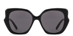 Shop LOEWE Think Oversized Square Sunglasses in Black online.