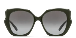 Shop LOEWE Think Oversized Square Sunglasses in Green online.