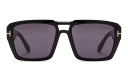 Shop TOM FORD Redford TR Pilot Sunglasses in Black online.