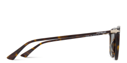 Shop MONTBLANC Nib Square Sunglasses in Havana online.
