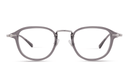 Shop MONTBLANC Nib Round Eyeglasses in Grey online.