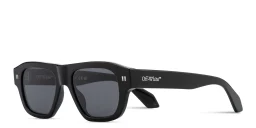 Shop OFF WHITE Providence Unisex Square Sunglasses in Black online.
