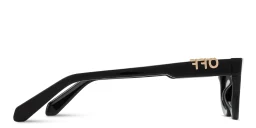 Shop OFF WHITE Sparks Unisex Cat-Eye Sunglasses in Black online.