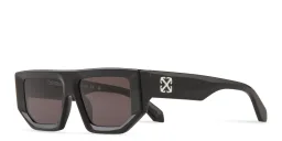 Shop OFF WHITE Vancouver Unisex Square Sunglasses in Black online.