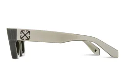 Shop OFF WHITE Virgil Unisex Square Sunglasses in Taupe online.