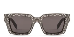 Shop OFF WHITE Virgil Unisex Square Sunglasses in Black online.