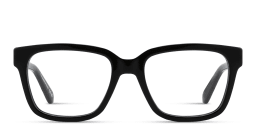 Shop OFF WHITE Metal Emblem Unisex Square Eyeglasses in Black online.