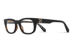 Shop OFF WHITE Arrows Motif Unisex Pillow Eyeglasses in Black online.