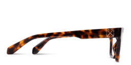Shop OFF WHITE Arrows Motif Unisex Square Eyeglasses in Havana online.