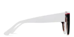 Shop THIERRY LASRY Murdery Cat-Eye Sunglasses in White online.