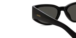 Shop JACQUEMUS Gala Cat-Eye Sunglasses in Black online.