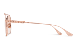 Shop ANNA KARIN KARLSSON Le Boss Limited Edition Unisex Aviator Sunglasses in Rose Gold online.