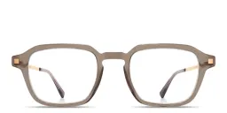 Shop MYKITA Yukon Square Eyeglasses in Clear Ash online.