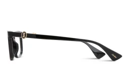 Shop Cartier Signature C de Cartier Rectangle Eyeglasses in Black online.