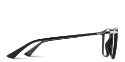 Shop MONTBLANC Nib Square Eyeglasses in Black online.