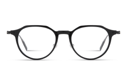 Shop MONTBLANC Snowcap Panthos Eyeglasses in Black online.