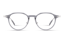 Shop MONTBLANC Snowcap Panthos Eyeglasses in Grey online.