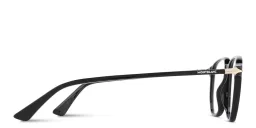 Shop MONTBLANC Nib Square Eyeglasses in Black online.
