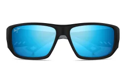 Shop Maui Jim Keha Rectangle Sunglasses in Black online.