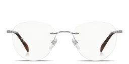 Shop DAVID BECKHAM Talisman Rimless Panthos Eyeglasses in Ruthenium online.