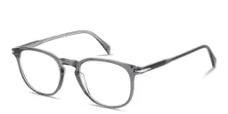 Shop DAVID BECKHAM Talisman Pillow Eyeglasses in Grey online.
