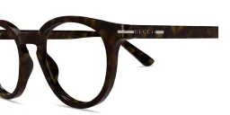 تسوق نظارات طبية دائرية بتوقيع العلامة غوتشي بلون مموه أونلاين.