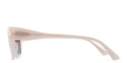 Shop JIMMY CHOO JC Monogram Cat-Eye Sunglasses in Matte Light Brown online.