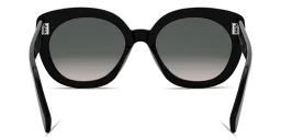 Shop CELINE CELINE 3 Dots Butterfly Sunglasses in Black online.