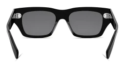 Shop CELINE CELINE 3 Dots HD Geometric Sunglasses in Black online.