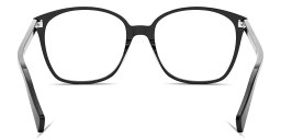 Shop CELINE CELINE Thin Geometric Eyeglasses in Black online.