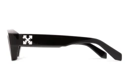 Shop OFF WHITE Hilo Unisex Irregular Sunglasses in Black online.