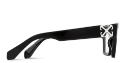 Shop OFF WHITE Arrows Logo Unisex Cat-Eye Eyeglasses in Black online.
