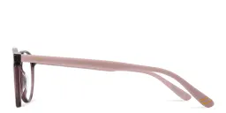 Shop EYE'M Kids Panthos Eyeglasses in Transparent Brown online.