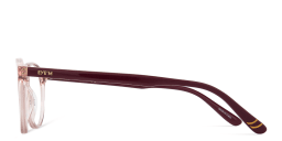 Shop EYE'M Kids Panthos Eyeglasses in Transparent Peach online.