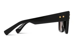 Shop BALMAIN B-Army Unisex Square Sunglasses in Black online.