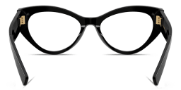 Shop Dolce & Gabbana DNA Cat-Eye Eyeglasses in Black online.