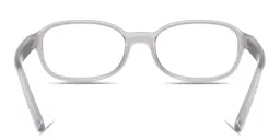 Shop Ray-Ban Junior Optics Kids Bio-Based Pillow Eyeglasses in Transparent Gray online.