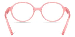 Shop Ray-Ban Junior Optics Kids Bio-Based Panthos Eyeglasses in Transparent Light Pink online.