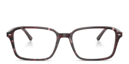 تسوق نظارات طبية رايموند أوبتيكس بإطار مربّع للجنسين راي بان بلون أحمر بنفسجي شفاف أونلاين.