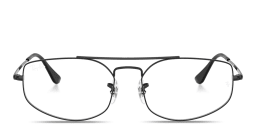 Shop Ray-Ban Explorer 5 Optics Unisex Wide Irregular Eyeglasses in Black online.