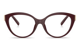 Shop TIFFANY Tiffany T Cat-Eye Eyeglasses in Red online.
