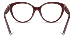 Shop TIFFANY Tiffany T Cat-Eye Eyeglasses in Red online.