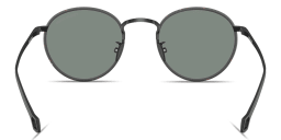 Shop GIORGIO ARMANI Round Sunglasses in Black online.