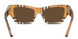 Shop BURBERRY Vintage Check Cat-Eye Sunglasses in Check Sand online.